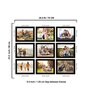 AbigailSet Of 9 Black Synthetic Wood Collage Photo Frames