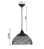 Syra Black Metal Hanging Light