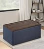 Syro Ottoman In Blue Finish