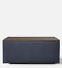 Syro Ottoman In Blue Finish