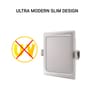 Syska SSK-RDL-S-5W-4000K Flush Mount Ceiling Light (Square, Pack of 1)