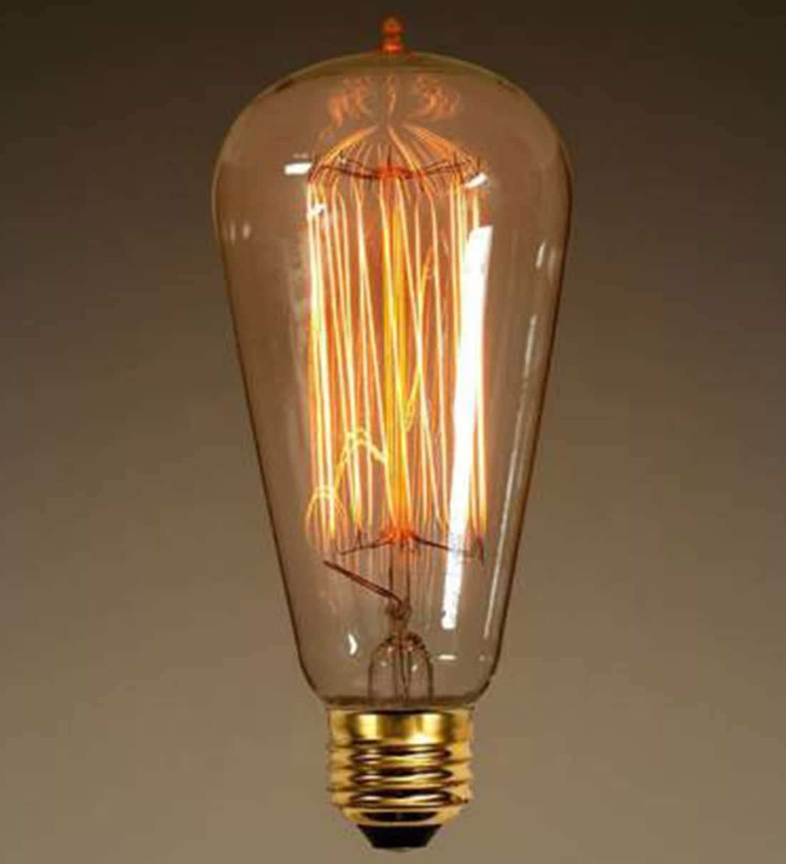 filament bulb watts