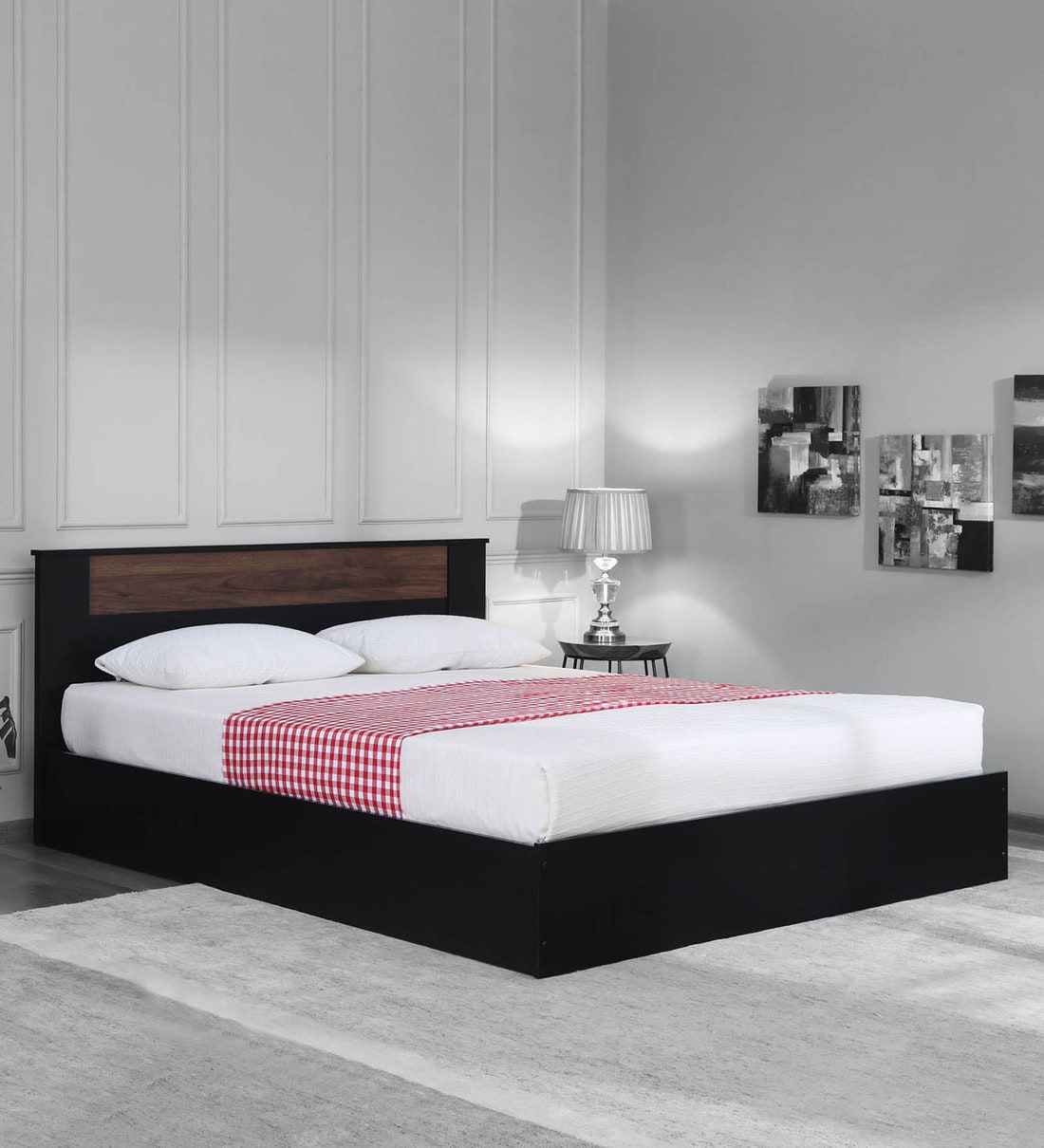 Buy Takai Queen Size Bed In Wenge Finish By Mintwud Online Modern Queen Size Beds Beds