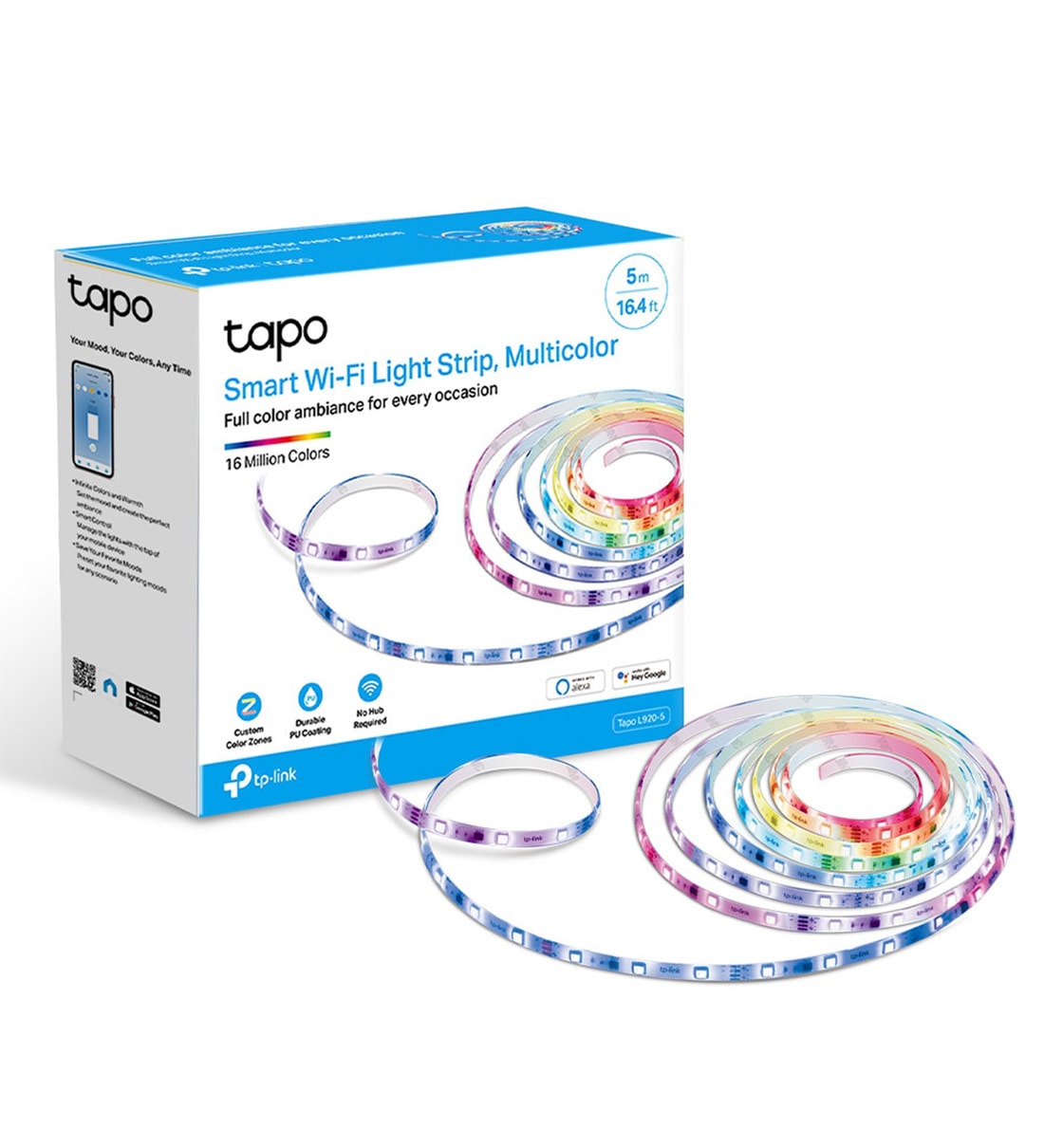 LE Striscia LED 5M RGB Wifi Intelligente, Compatibile Con Alexa