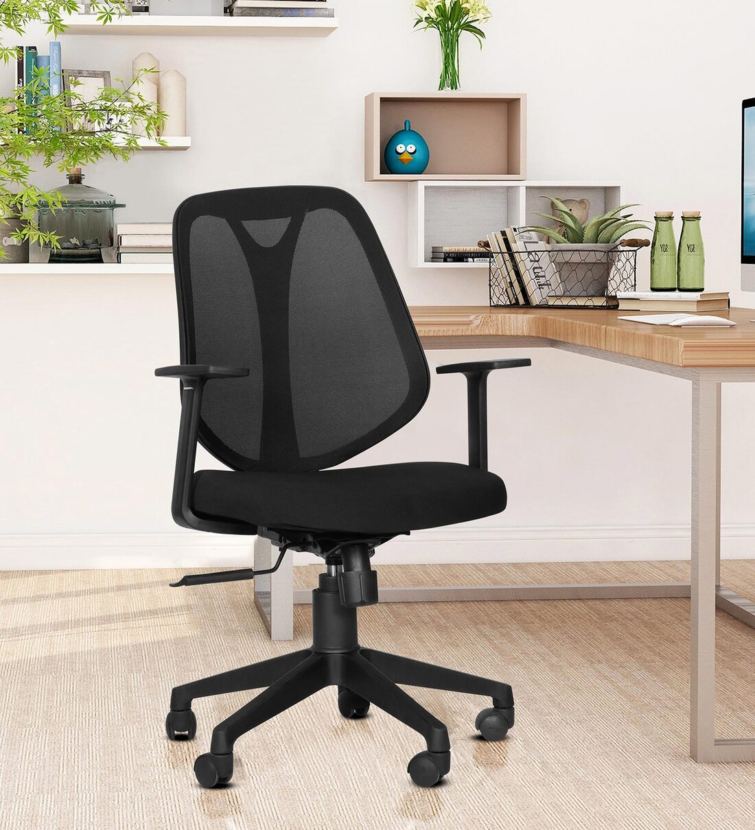 Buy Taurus Breathable Mesh Ergonomic Chair in Black Colour at 33% OFF ...