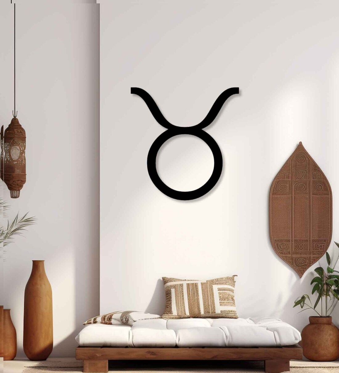 Buy Taurus Zodiac Sign Black Mild Steel Wall Art at 17 OFF by Elysian