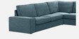 Talisa Fabric LHS Sectional Sofa (3+ Lounger) In Dark Grey Colour