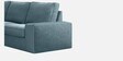 Talisa Fabric RHS Sectional Sofa (3+ Lounger) In Dark Grey Colour