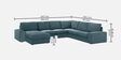 Talisa Fabric RHS Sectional Sofa (3+ Lounger) In Dark Grey Colour