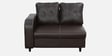 Tanaka Leatherette LHS Sectional Sofa (2 + Lounger) in Chocolate Brown Colour