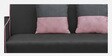 Tango Leatherette 3 Seater Sofa In Black Colour