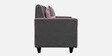 Tango Leatherette 3 Seater Sofa In Black Colour