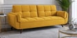 Tarantino 3 Seater upholstered Convertible Sofa Cum Bed In Mustard Colour Tarantino 3 Seater upholstered Convertible Sofa Cum Bed In Mustard Colour