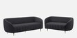 Tasmania Velvet Sofa Set In Space Grey Colour With 3+2 Combination