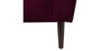 Tassel Fabric 3 Seater Sofa in Mulberry Colour