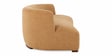 Tate 3 Seater Sofa In Velvet Toffee Fabric Tate 3 Seater Sofa In Velvet Toffee Fabric