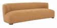 Tate 3 Seater Sofa In Velvet Toffee Fabric Tate 3 Seater Sofa In Velvet Toffee Fabric