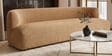 Tate 3 Seater Sofa In Velvet Toffee Fabric Tate 3 Seater Sofa In Velvet Toffee Fabric