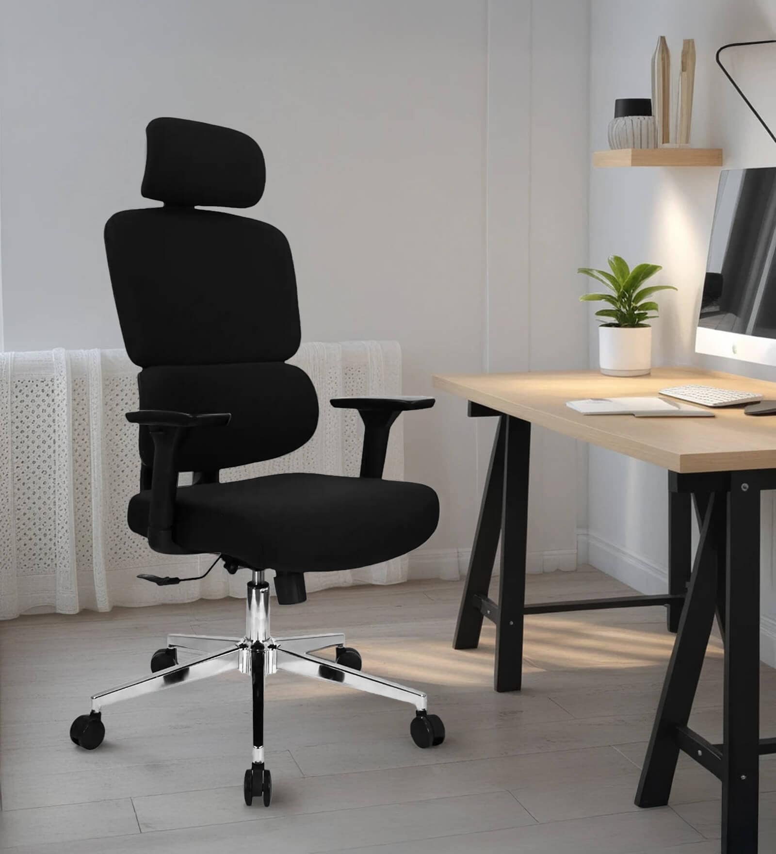 Takeo High Back Ergonomic Office Chair with 3D Adjustable Armrests Adjustable Headrest and Multi Tilt Lock Feature
