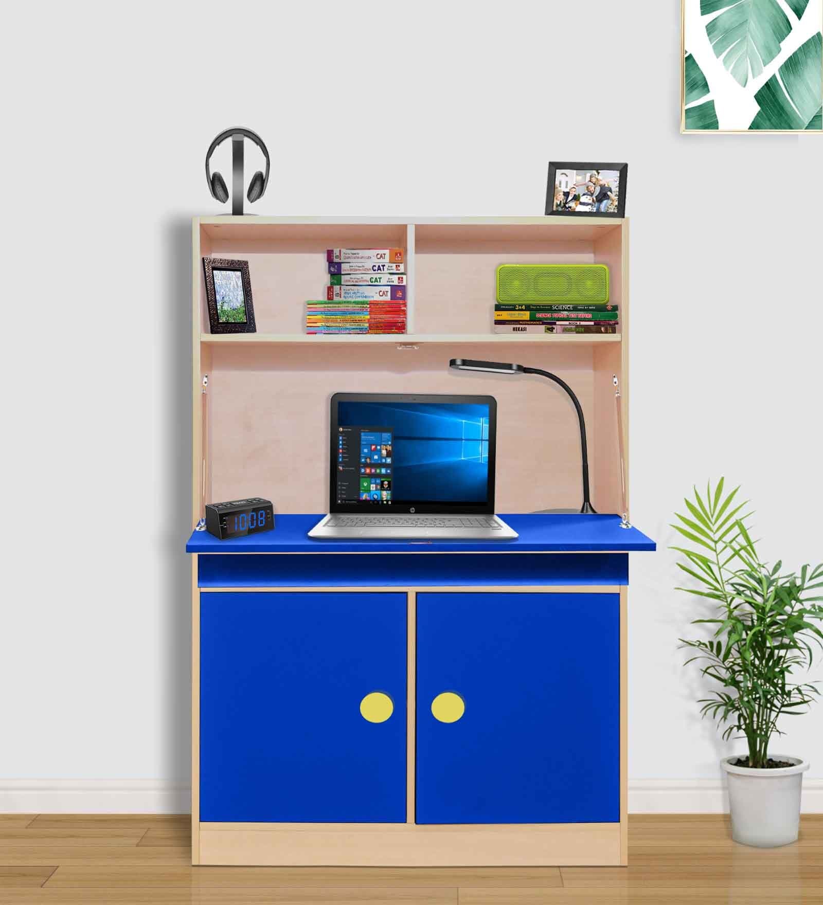 Piero Kids Study Table In Blue Colour
