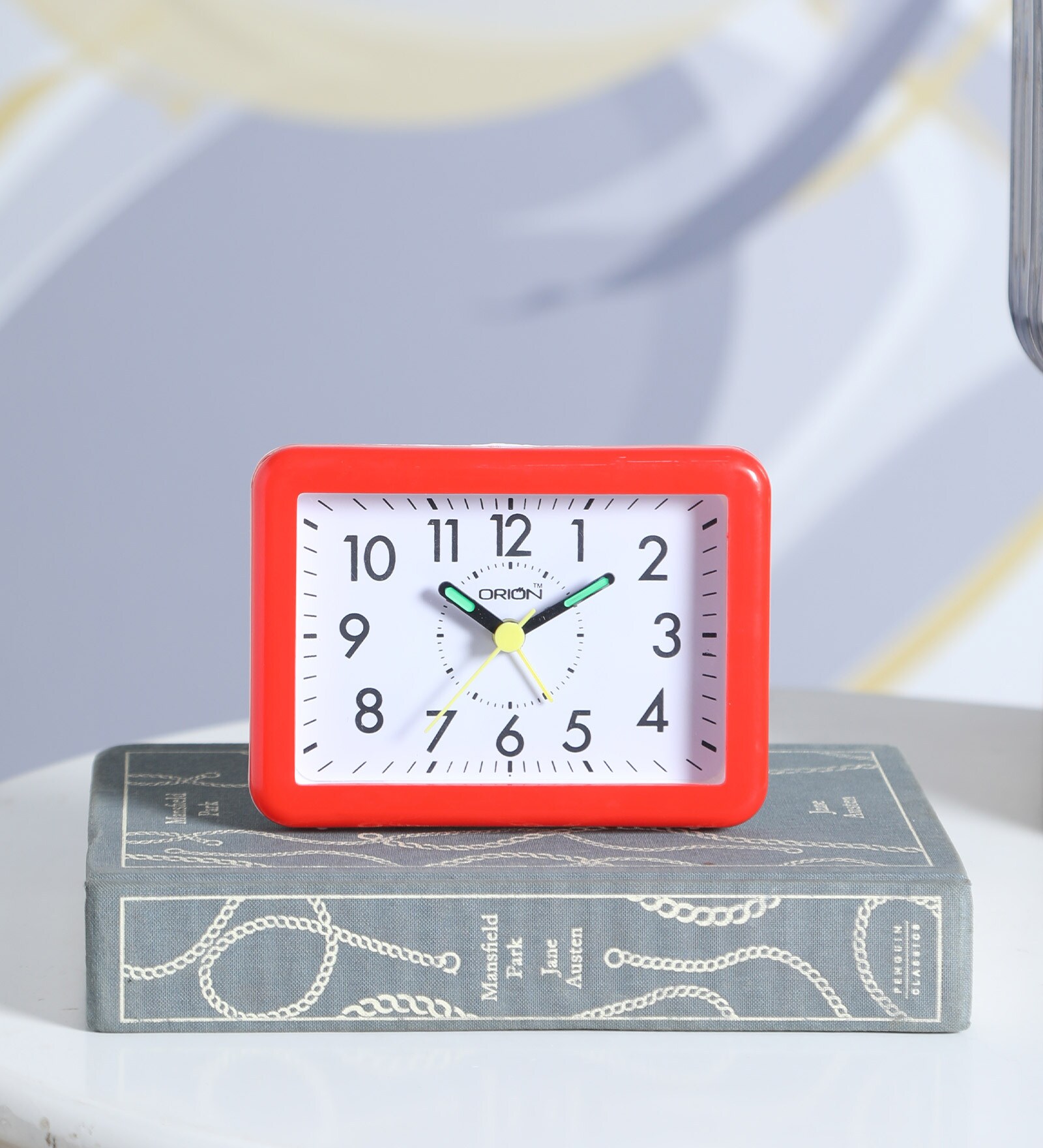 Rectangle Clock Red. Time Buy Tarter White & Red Plastic Rectangle Shaped Table Alarm Clock at 43 ...
