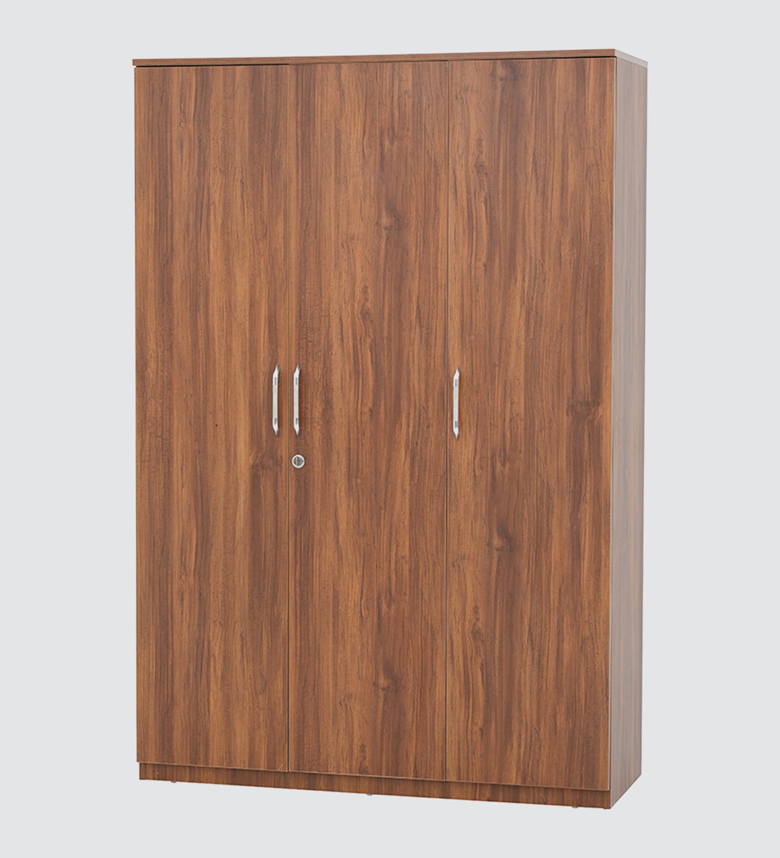 Taurian 3 Door Wardrobe In Brown Colour