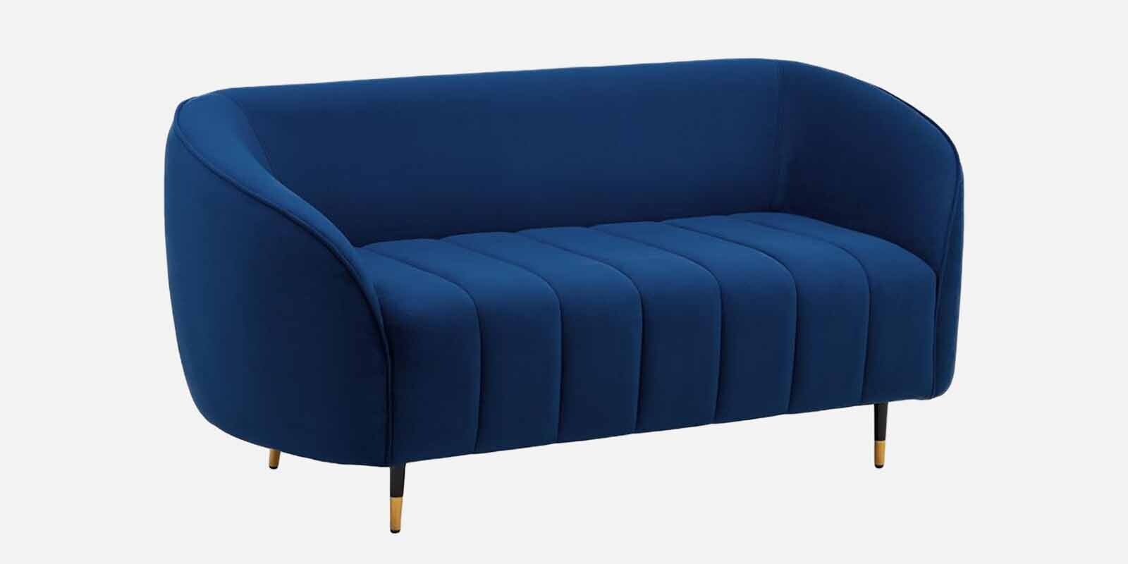 Buy Tasmania Velvet Sofa Set In Blue Colour With 3+2 Combination at 35