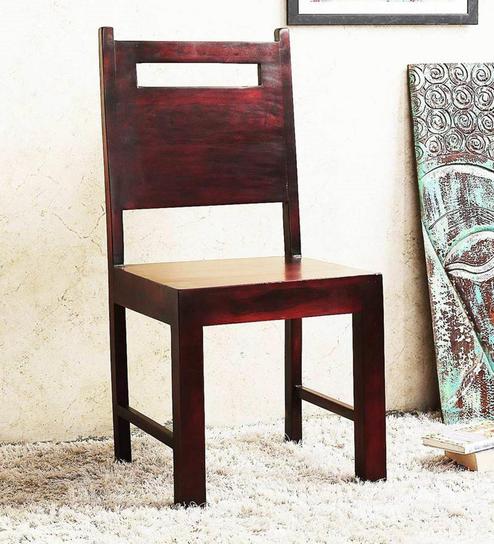 Buy Tacoma Dining Chair In Passion Mahogany Finish On Rent