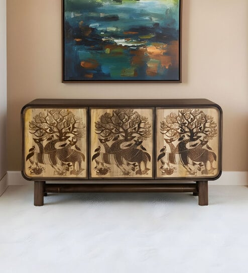 Tajni Sideboard In Barnt Wax Finish