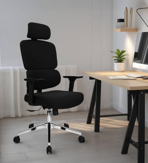 Takeo High Back Ergonomic Office Chair with 3D Adjustable Armrests Adjustable Headrest and Multi Tilt Lock Feature