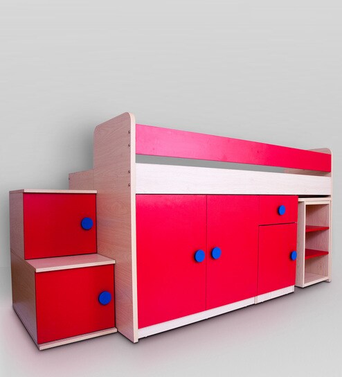 Buy Talisman Stairway Loft Bed In Red By Casacraft Online Loft