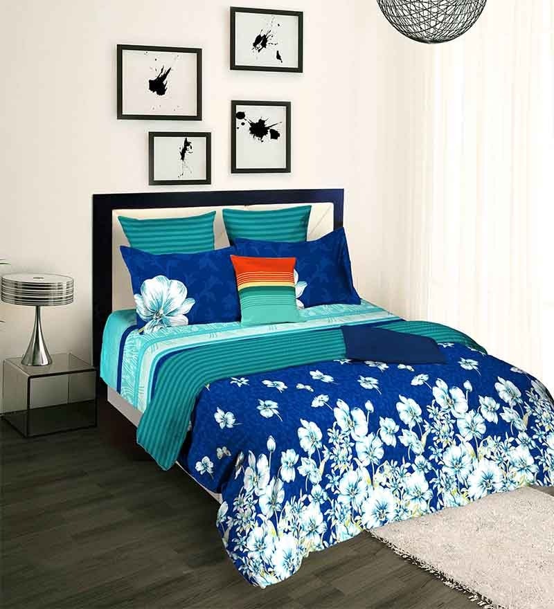 Buy Tangerine Indigo Bay Duvet Cover Single 1800082 Online