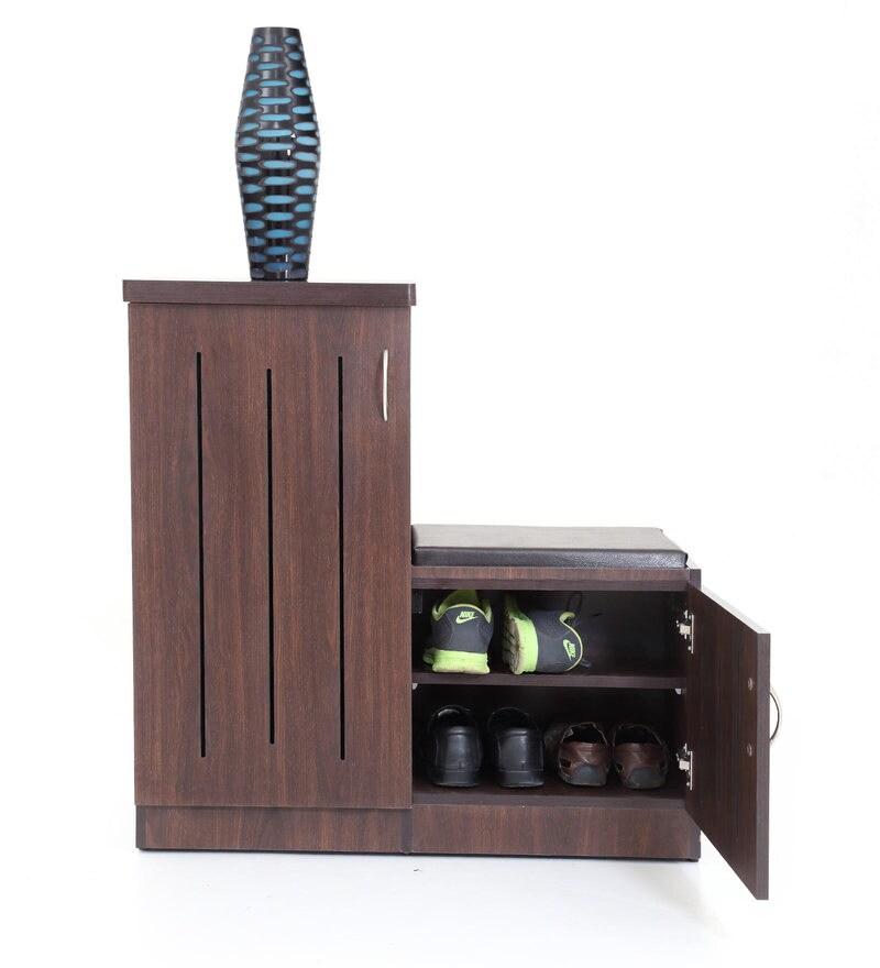 Buy Tazal Two Door L Shape Shoe with Seat by Looking Good