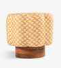 Taal Pouffe Set Of 2 In New Teak Light Finish
