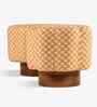 Taal Pouffe Set Of 2 In New Teak Light Finish