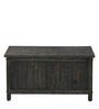 Yepes Solid Wood Linen Trunk in Grey Finish
