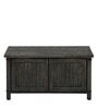 Yepes Solid Wood Linen Trunk in Grey Finish