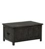 Yepes Solid Wood Linen Trunk in Grey Finish