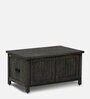 Yepes Solid Wood Linen Trunk in Grey Finish