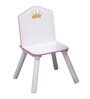 Royal Solid Wood Kids Activity Table in White & Pink Colour with Chair