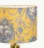 Table Lamp Rio Collection 19.5" Mango Wood Lamps With Shade For Home Decoration