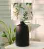Table Lamps Black Metal Base With Green Tropical Fabric Lampshade 21" For Home Decoration