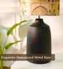 Table Lamps Black Metal Base With Mharani Fabric Lampshade 21" For Home Decoration