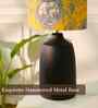 Table Lamps Black Metal Base With Yellow Victorian Fabric Lampshade 21" For Home Decoration