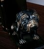 Black Bull Dog Bookend Table Piece