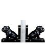 Black Bull Dog Bookend Table Piece