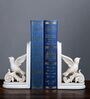 Table Pieces White Dove Bookends