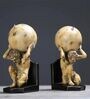 Table Pieces Greek Globe Sphere Bookends