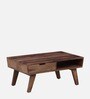 Tabor Sheesham Wood Coffee Table In Rustic Teak Finish