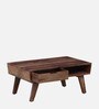 Tabor Sheesham Wood Coffee Table In Rustic Teak Finish